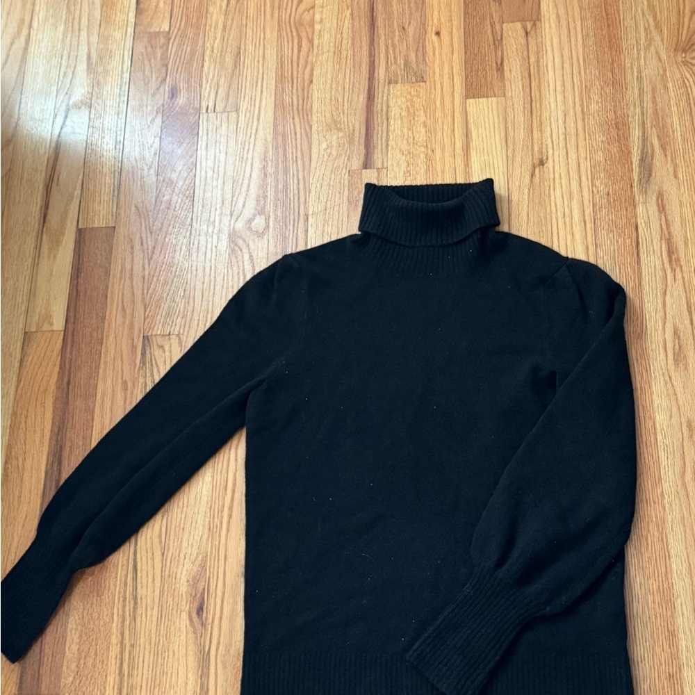 Black Turtleneck Sweater